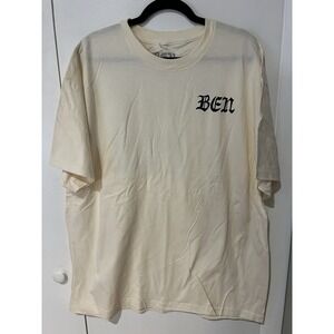 Macklemore Tour T-Shirt The Ben Tour Concert Authentic 2XL Cream NWOT